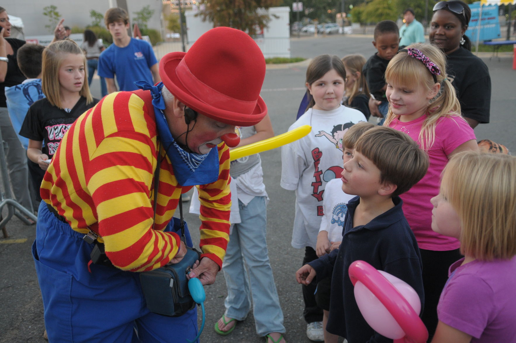 Red River revel clown